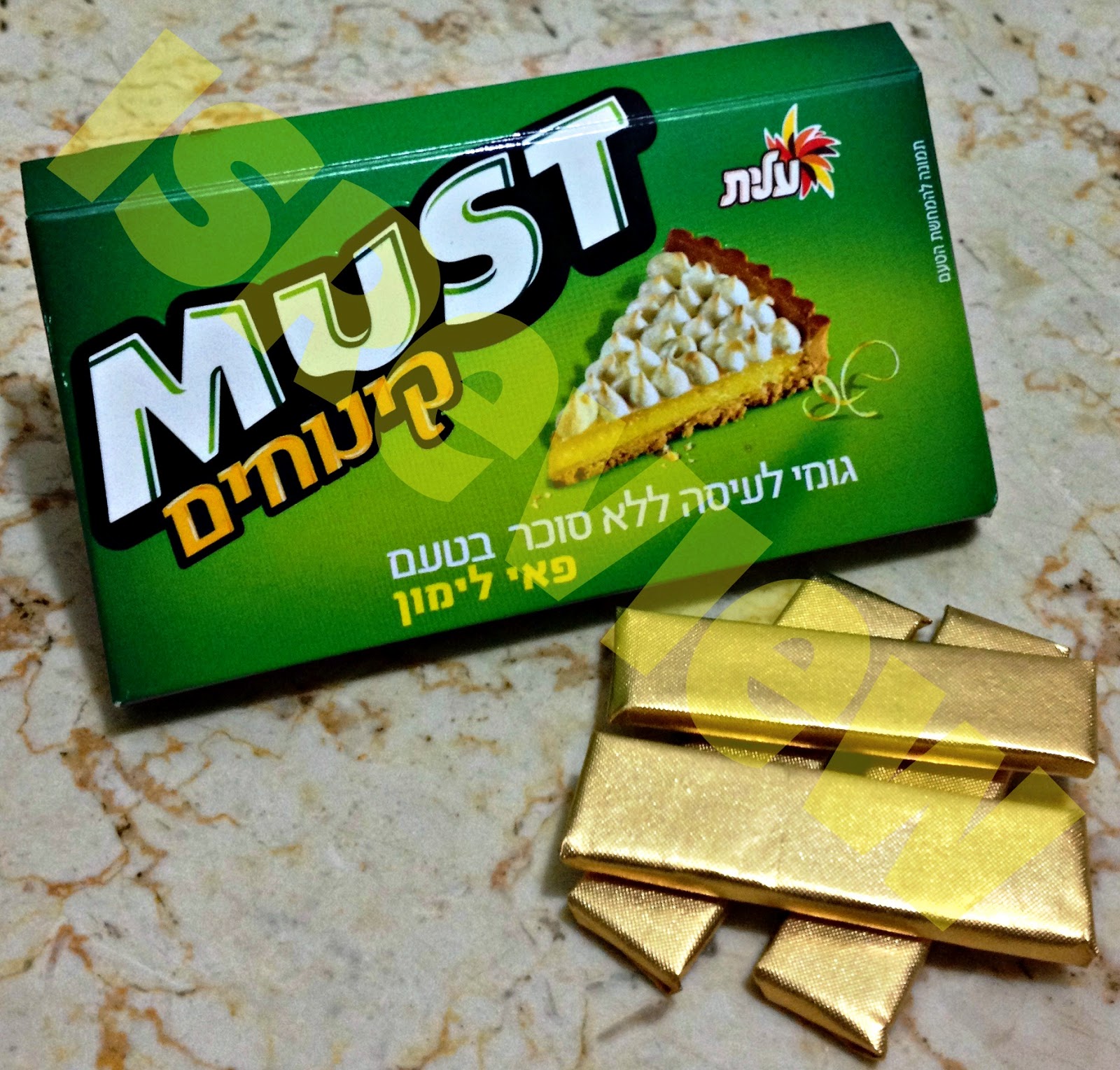 Isreview Must SugarFree “Desserts” Lemon Meringue Pie Flavor Gum