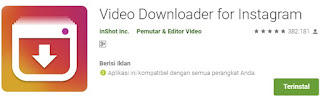 7 Aplikasi Penyimpan Video Instagram Download Tercepat Video Downloader for Instagram