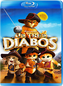 Filme Poster Gato de Botas – Os Três Diabos BDRip XviD Dual Audio & RMVB Dublado