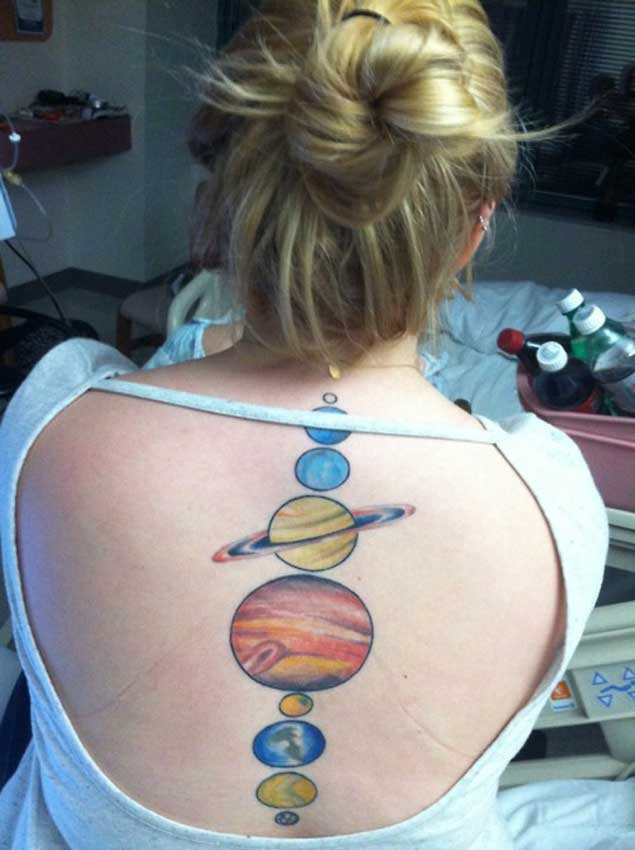 tatuaje del espacio