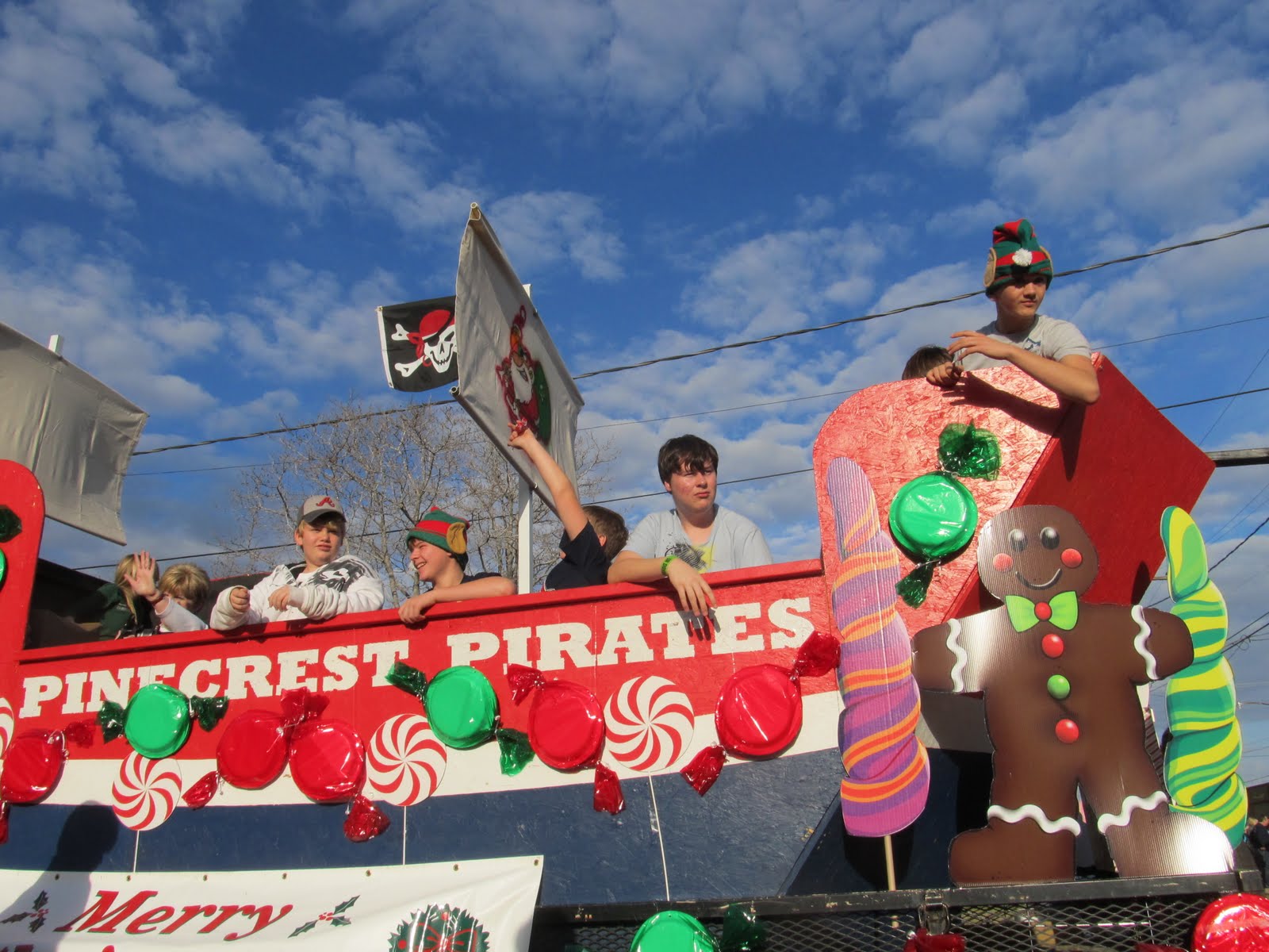 PrunePicker Christmas Parade in West Monroe, Louisiana