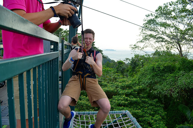 Sentosa, Part 1: Zipline and Sunshine