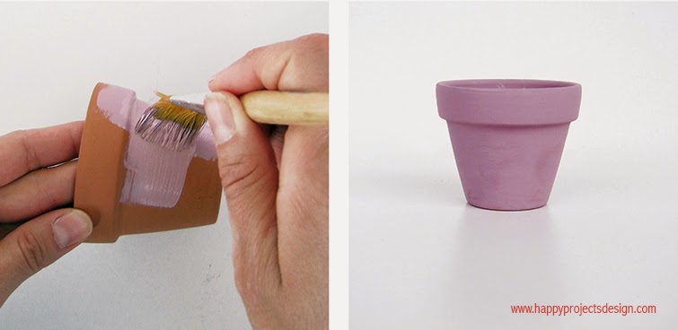 Decoupage. Paso 1: pintar