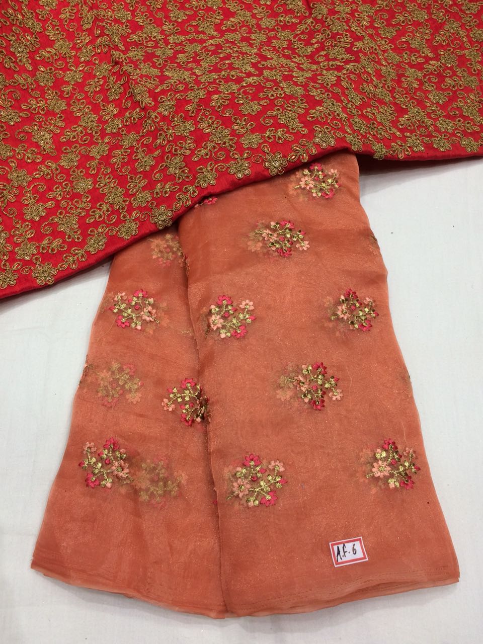 Designer Organza sarees with designer blouse