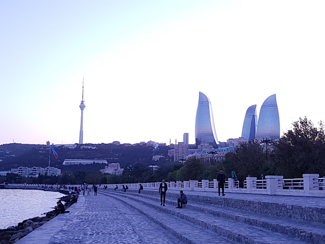 azerbaijan visit places see baku seaside boulevard