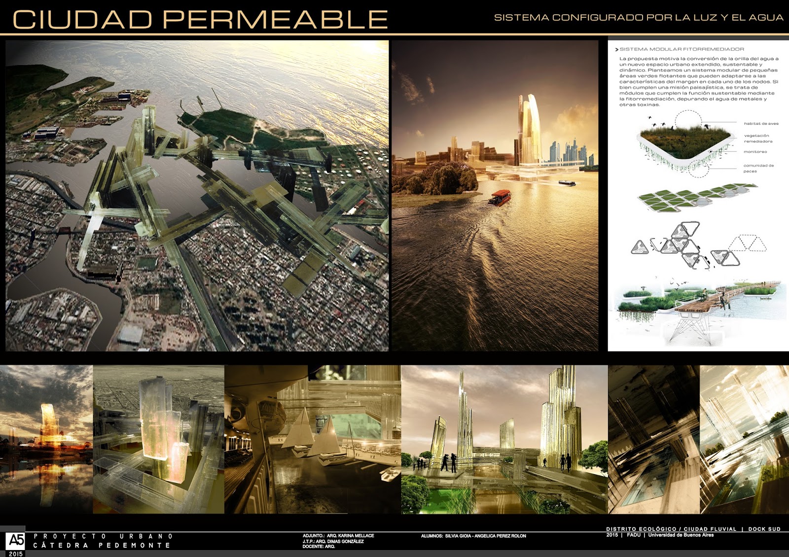 Cátedra Pedemonte - Arquitectura 5 - PU / PA: Ciudad Permeable/ Alumnas ...