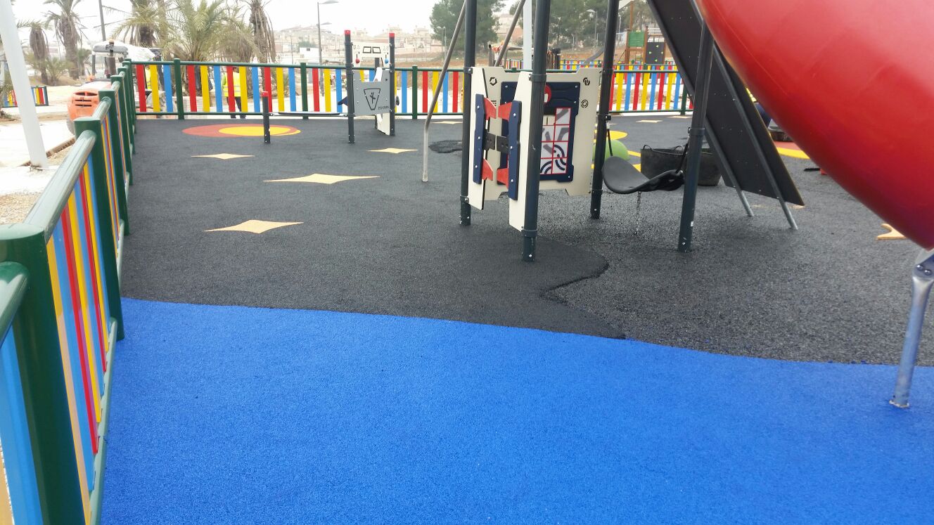 La seguridad en parques: suelo de parque infantil - Megatod