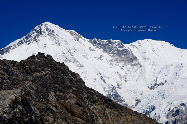 Cho Oyu as viewed from Gokyo Ri