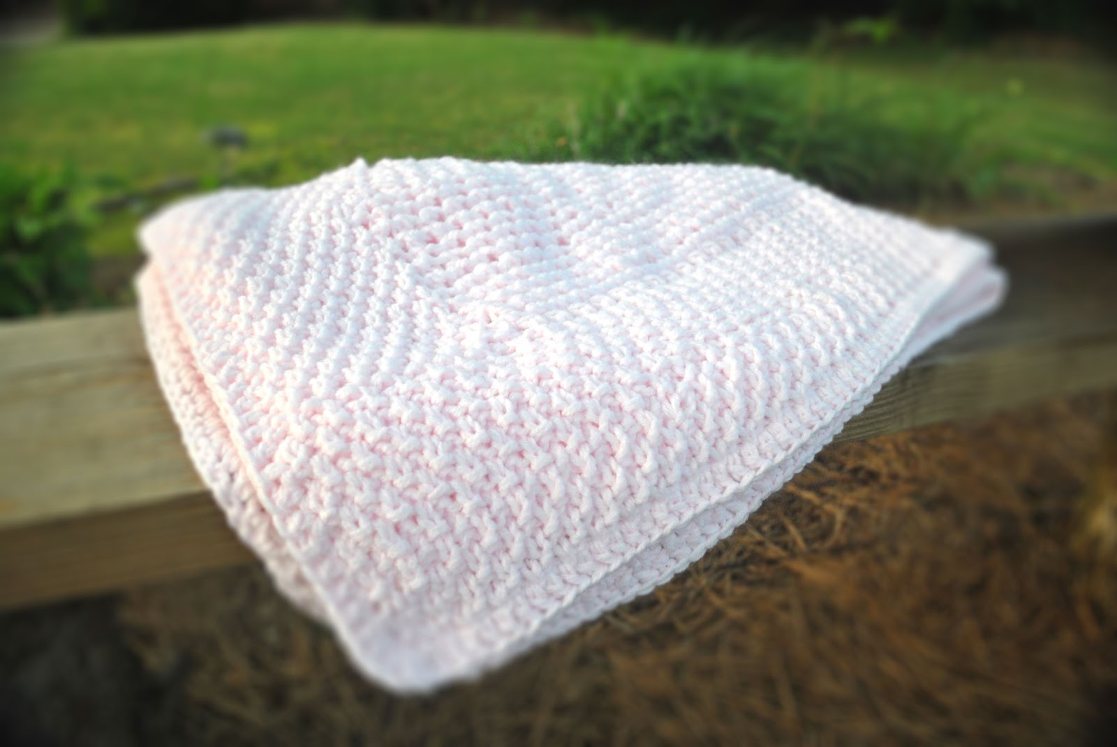 Custom Baby Blankets Lovely pale pink baby blanket (for girls)