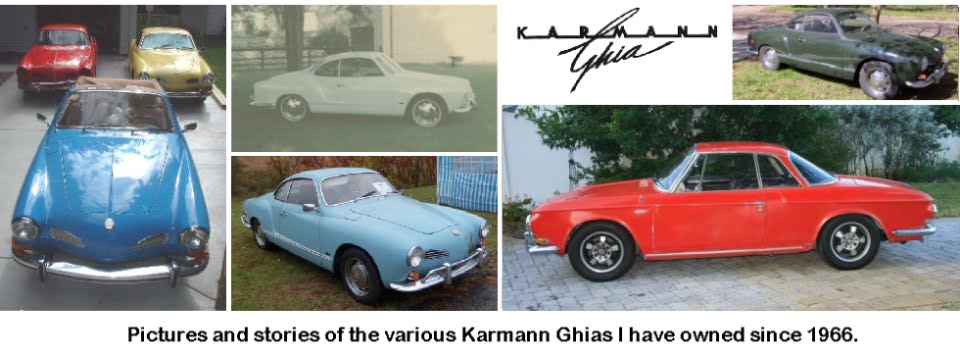 Karmann Ghias I've Owned