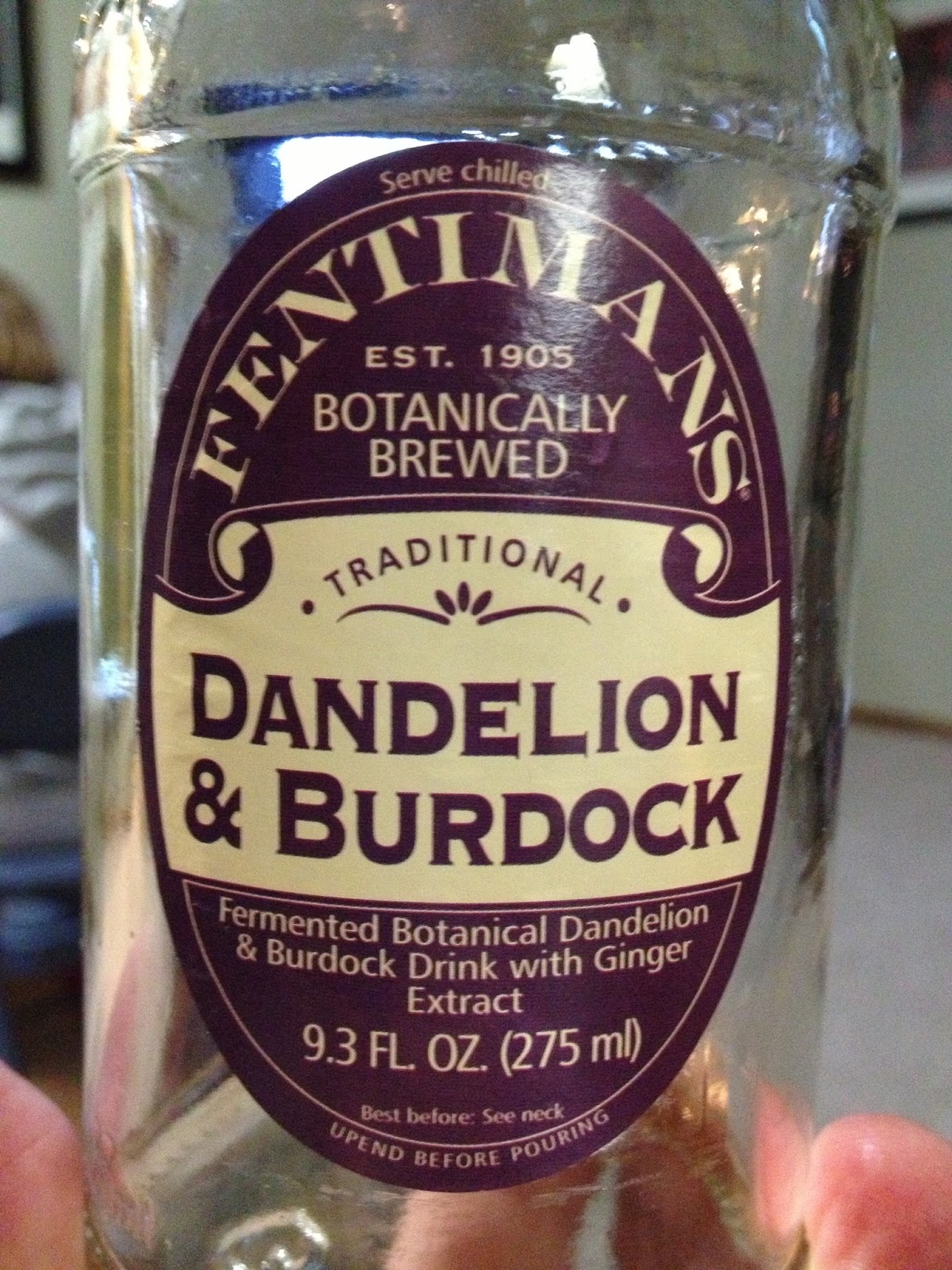 A Nod to Nothing Fentimans Dandelion & Burdock A Nod to Nothing Fentimans Dandelion & Burdock
