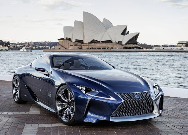 Lexus LF-LC Blue Concept perfil frontal