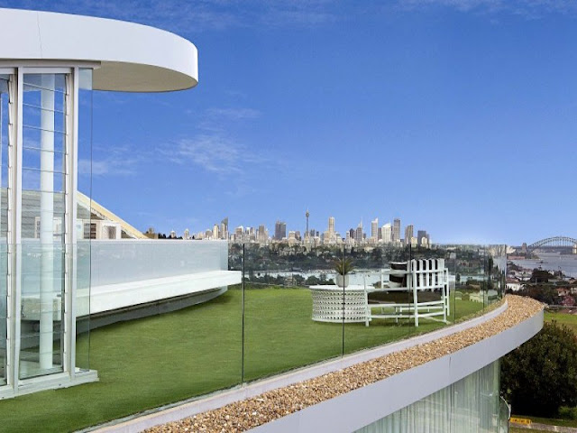 Terrace with Sydney skyline views