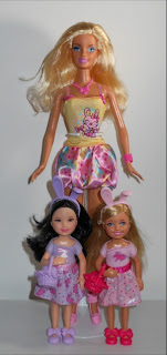Cyano Barbie Dolls & Reroots: Easter Sweetie Barbie and Target Chelsea
