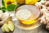 ginger with honey and lemon