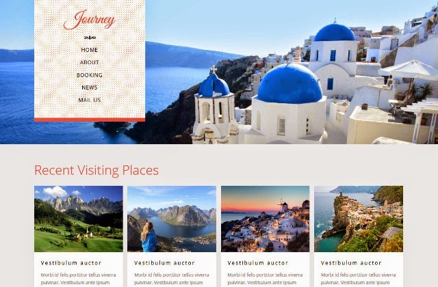 Journey - Responsive Travel Guide Bootstrap web template