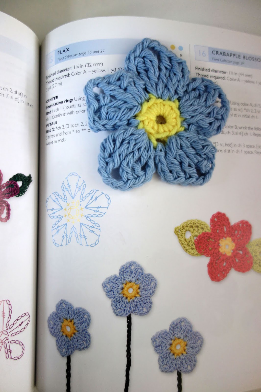 100 Lace Flowers to Crochet: A Beautiful Collection of Decorative Floral  and Leaf Patterns for Thread Crochet (Knit & Crochet) See more