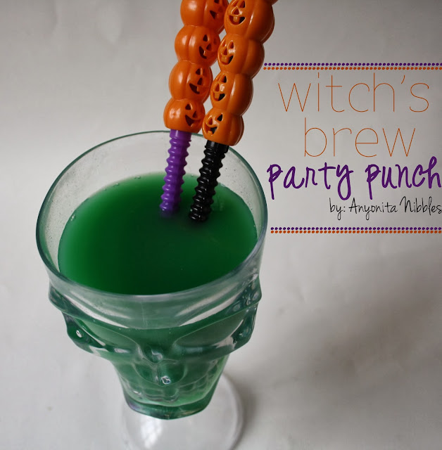 Two ingredient Witch's Brew Party Punch from www.anyonita-nibbles.com