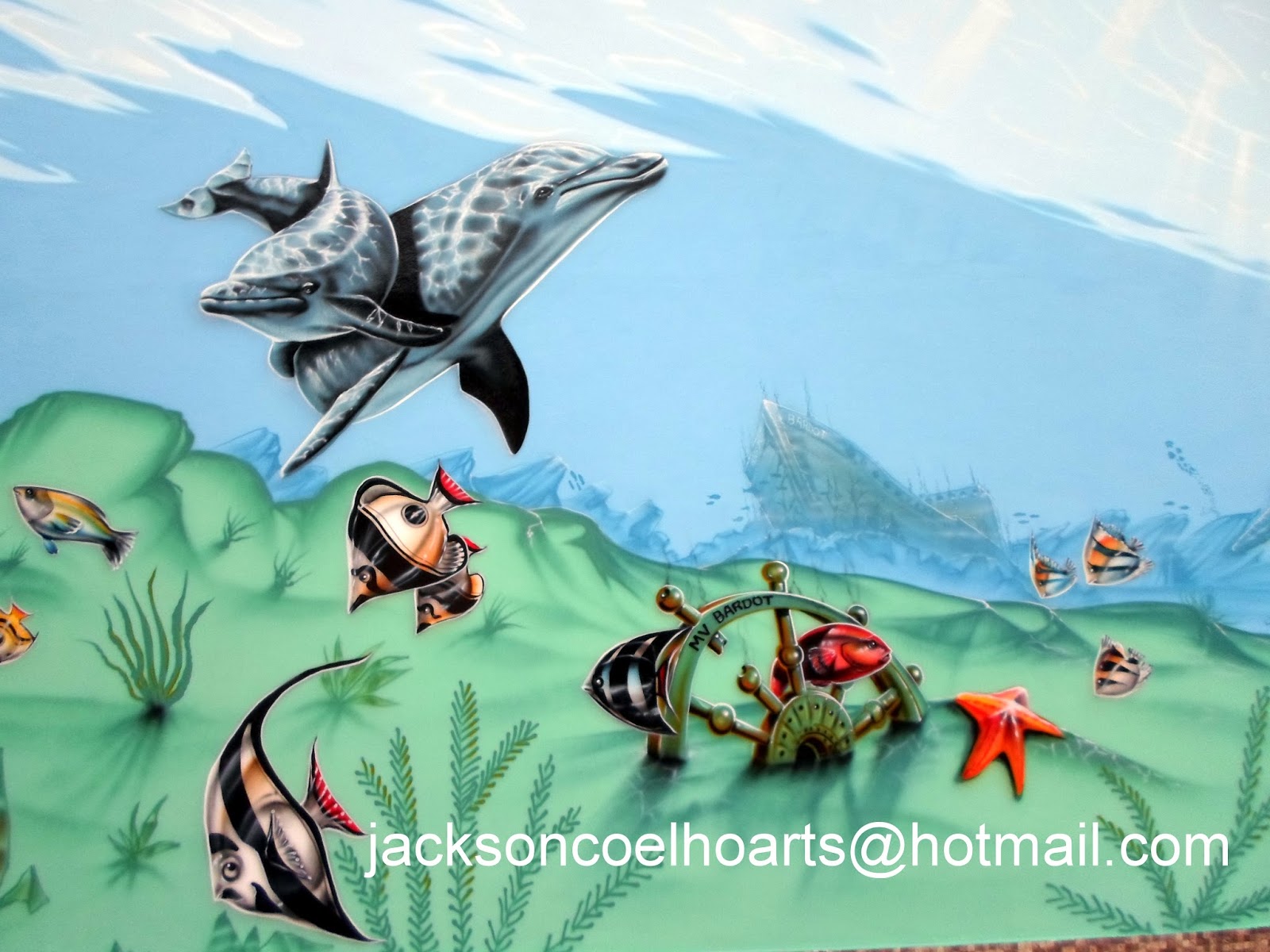Pintura em Sala de Jogos de Condomínio – Jackson Coelho