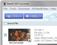 برنامج Free 3gp Converter للتحويل الى فيديو الجوال