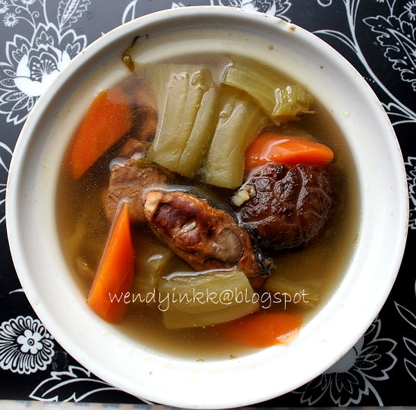 Table for 2.... or more Mustard Green and Oyster Soup Brassica Trio 3