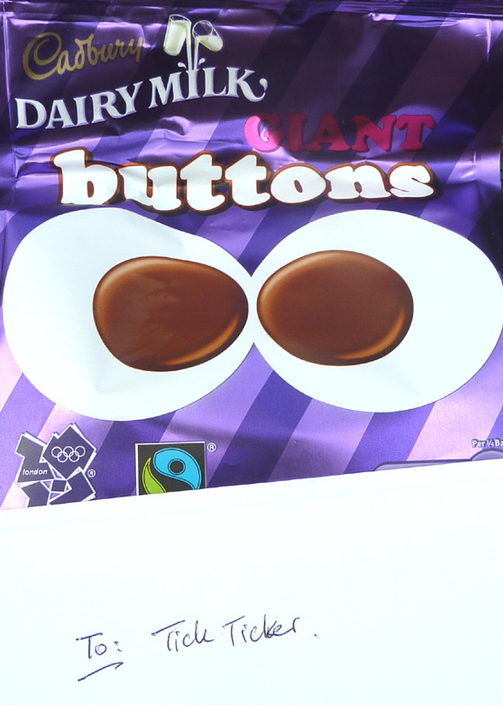 A chocolate button a day...