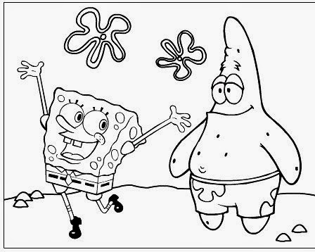 SpongeBob SquarePants Coloring Pages holiday.filminspector.com