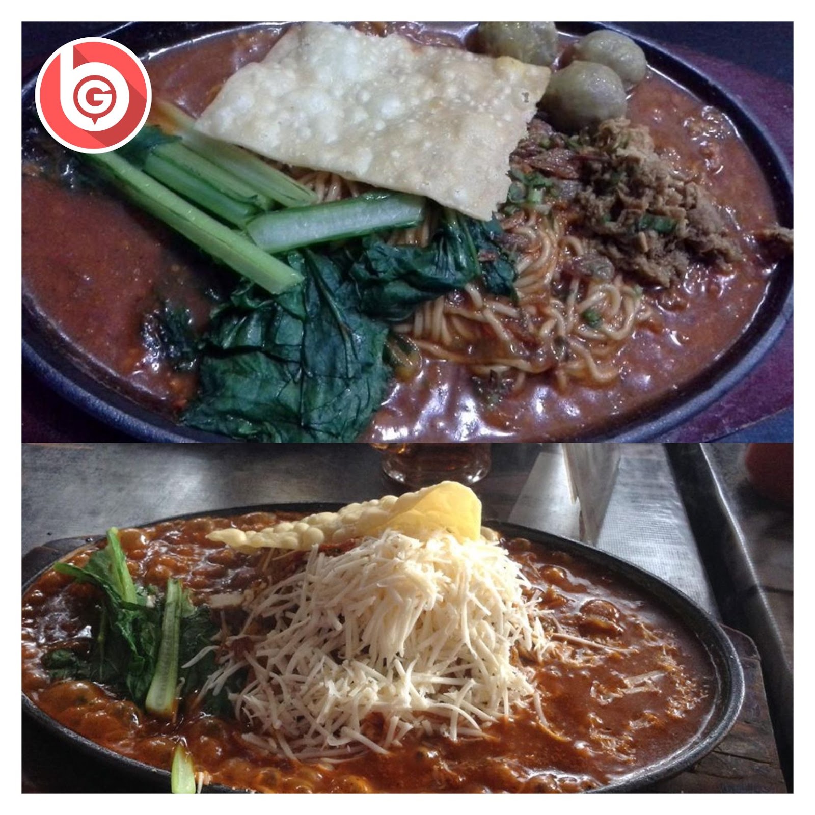 Mie Hotplate Baso Rasa rempah dan pedasnya wow! Bakso Guide