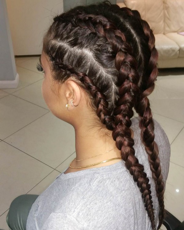 Internex Posed Goddess Braids Hairstyles