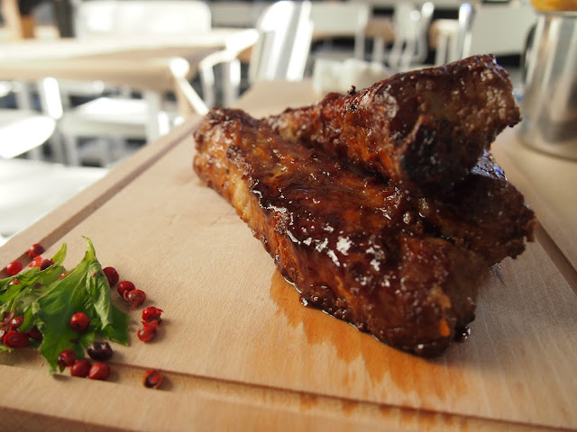 Eat delicious ribs at Rene restaurant in Klaipeda Lithuania