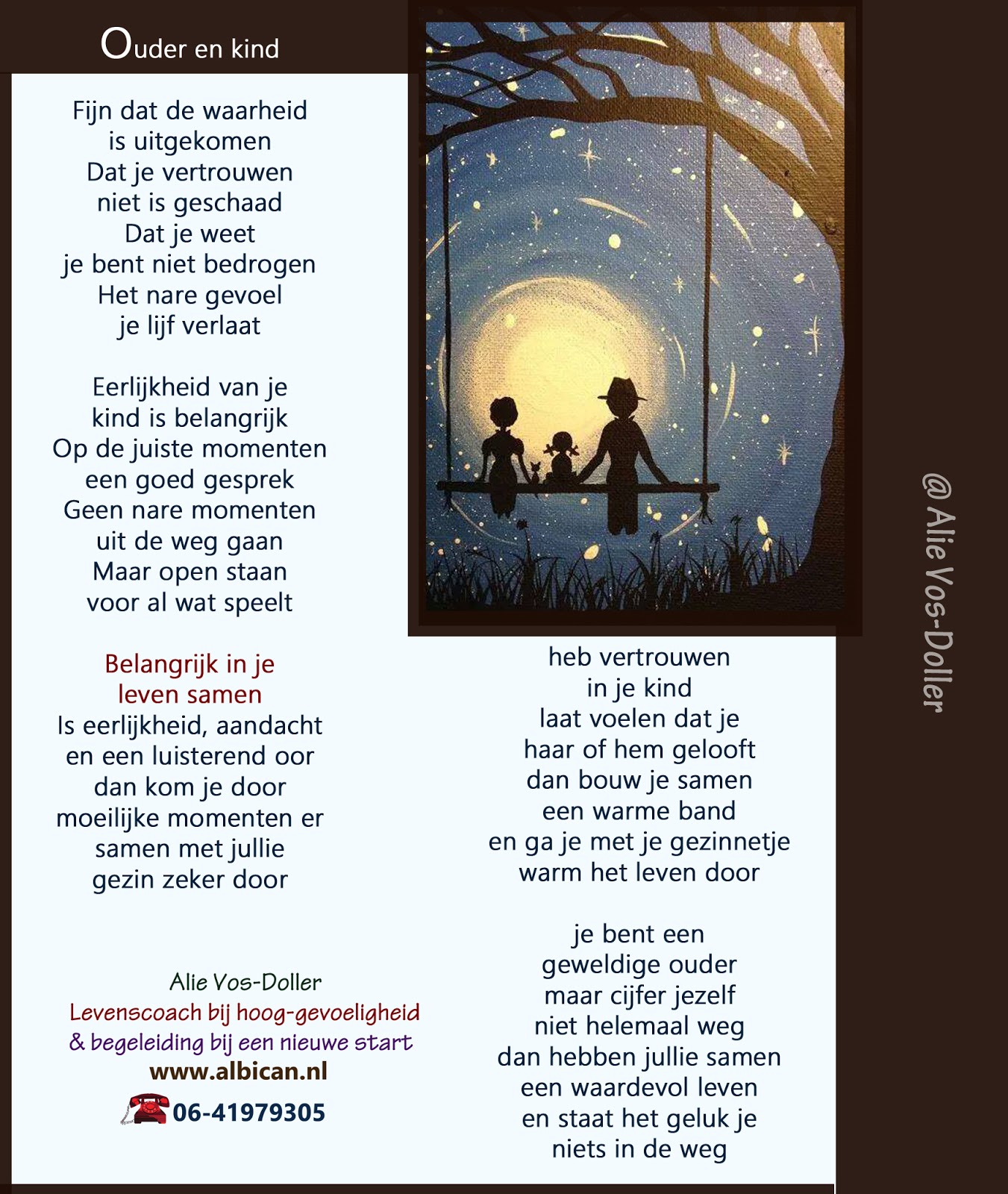 Gedichten Alie Vos Doller Ouder Kind