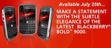 Rogers BlackBerry Bold on July 25th