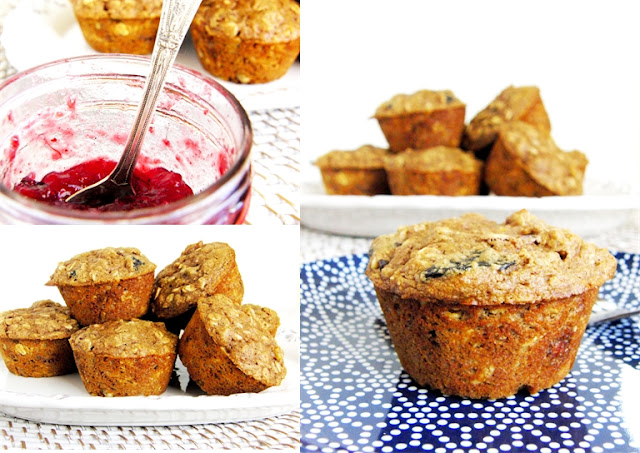 Curly Girl Kitchen: Oat and Whole Wheat Muffins with Pecans and Dried Plums