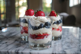 4th of July, red white and blue, cheesecake desserts 