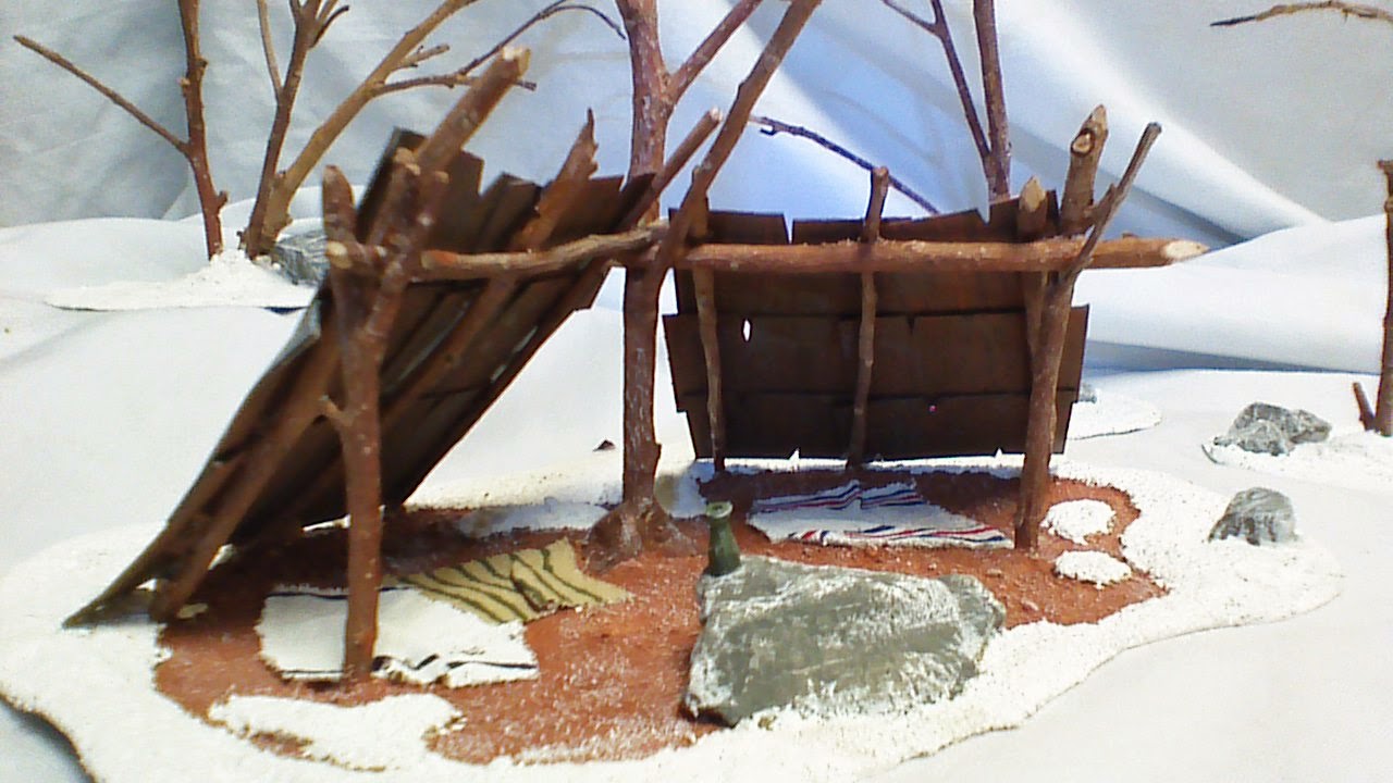 LEGIO XXVIII LILIPVTIA Winter half faced camp, barren trees and Texas