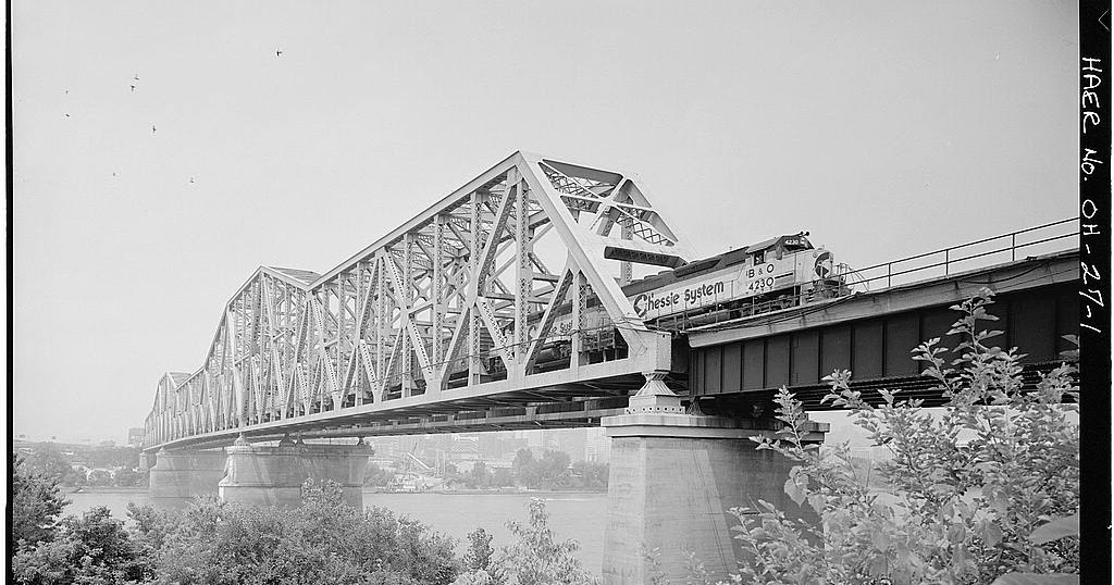 Industrial History Csx C O L N 1929 Bridge Over Ohio River At Cincinnati Oh