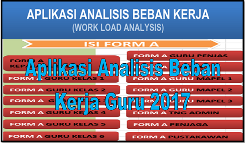 Aplikasi Analisis Beban Kerja Guru 2017  File Sekolah Kita