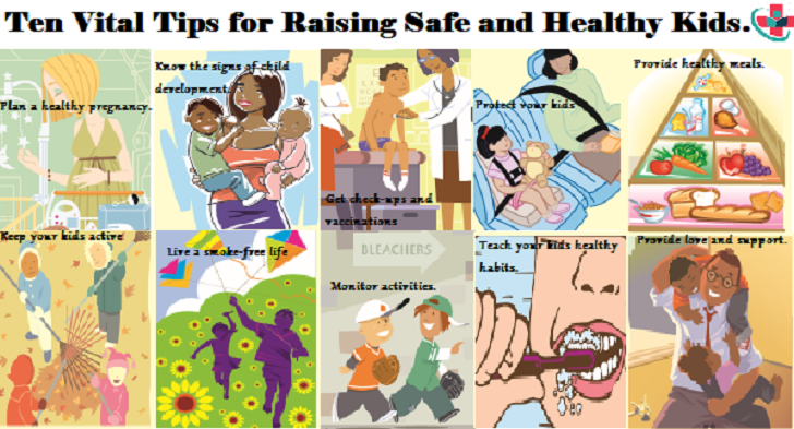 10 Tips Raising Safe and Healthy Kids
