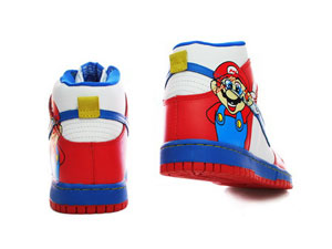 Nike Dunks Shoes For Kids: Super Mario Nike Shoes For Kids / Super Mario High Tops Nikes