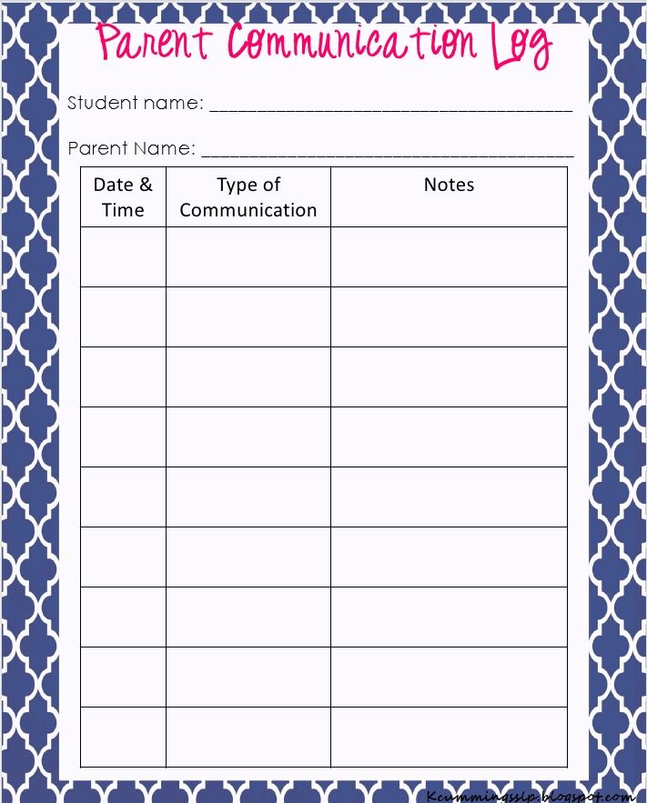 Parent Teacher Communication Log Template from 3.bp.blogspot.com