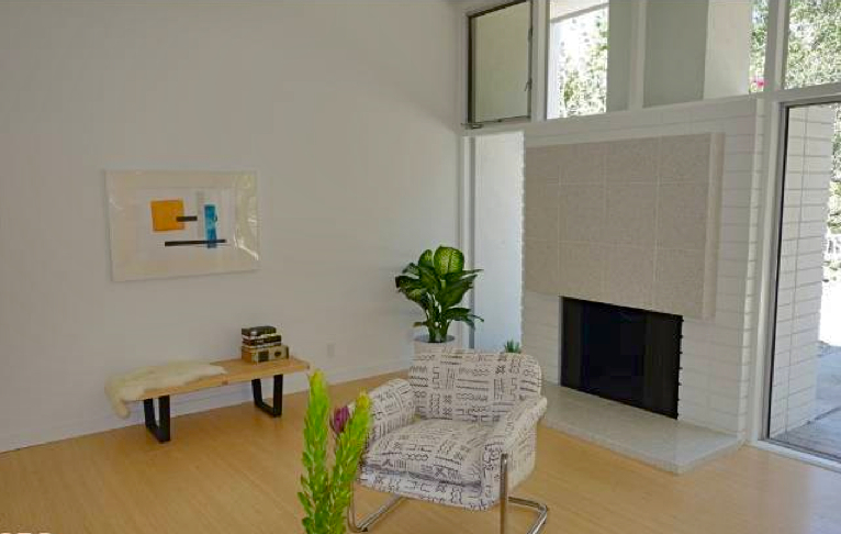 Modern Homes Los Angeles Edward H Fickett Sherman Oaks Mid Century Led Recessed Lighting Milgard Windows And A Nest Thermostat Are All New Features Of This Home