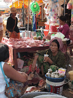 Local market on Quad Adventure Cambodia