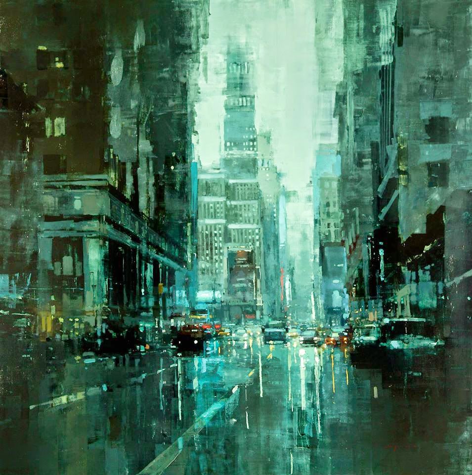 Jeremy Mann, 1979 | Cityscape / Figurative painter | Part. ² | Tutt'Art ...