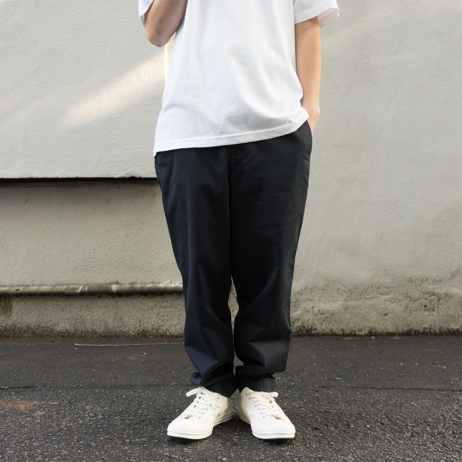 CUP AND CONE: Super Tapered Easy Chino - Grey