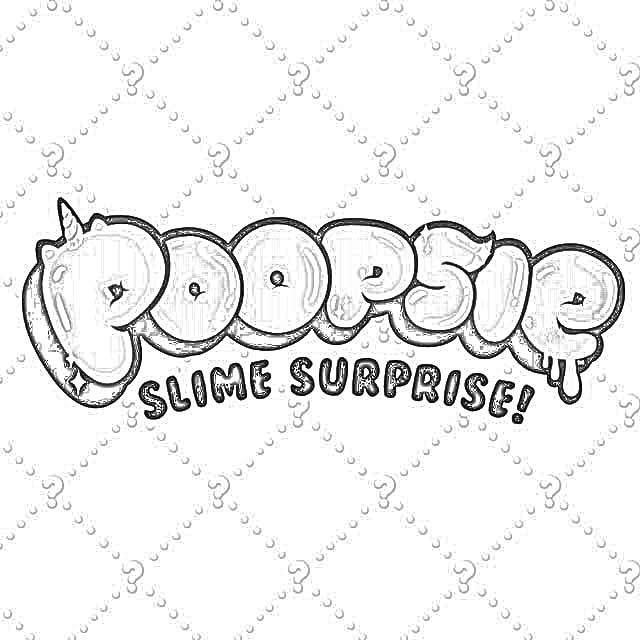 The Holiday Site Poosie Slime Surprise Unicorn Coloring