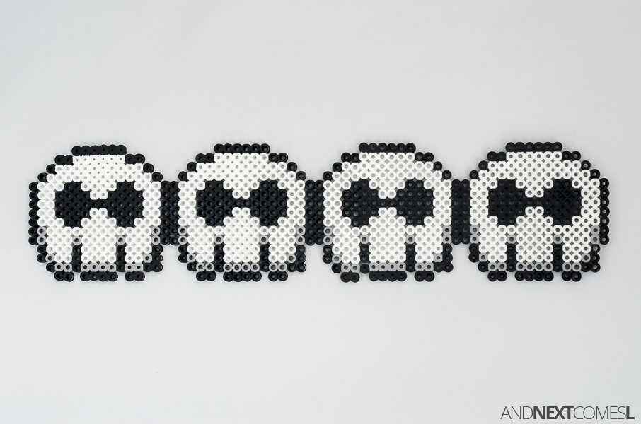 Mario Ghost Perler Bead Pattern