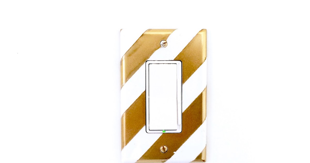 Gold Light Switch Plate Cover Project Harlow & Thistle Home Design