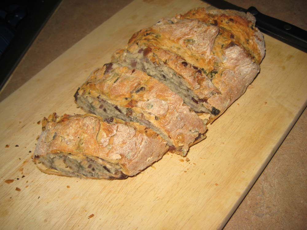 Rustic Fare Whole Wheat Olive Bread