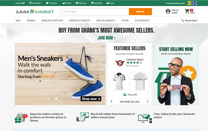 JUMIA MARKET TURNS GREEN