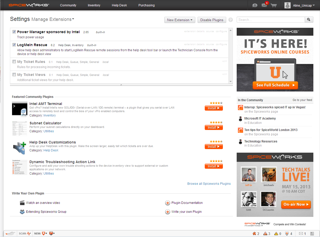 SPICEWORKS Uma Ferramenta Para Gerência de Redes Computacionais
